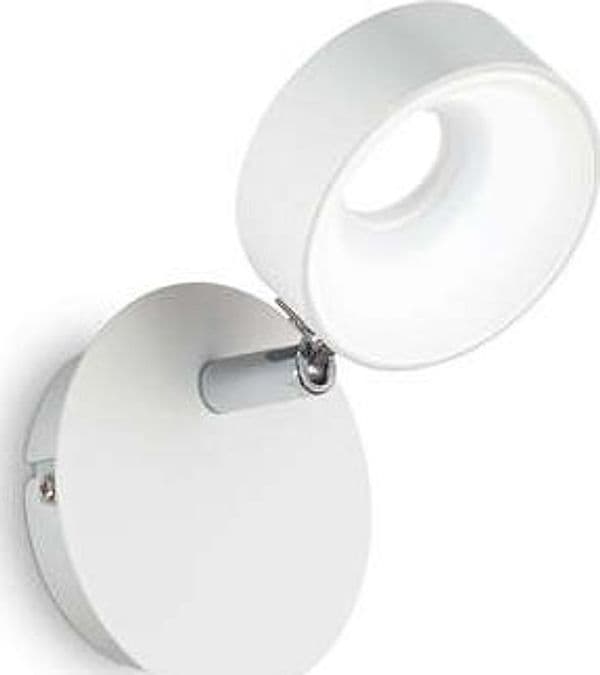 Applique-Moderna-Oby-Metallo-Bianco-1-Luce-6W-3000K-Luce-Calda