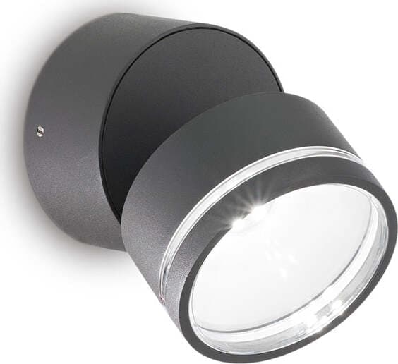 Applique-Moderna-Omega-Metallo-Antracite-Led-7W-3000K-Luce-Calda
