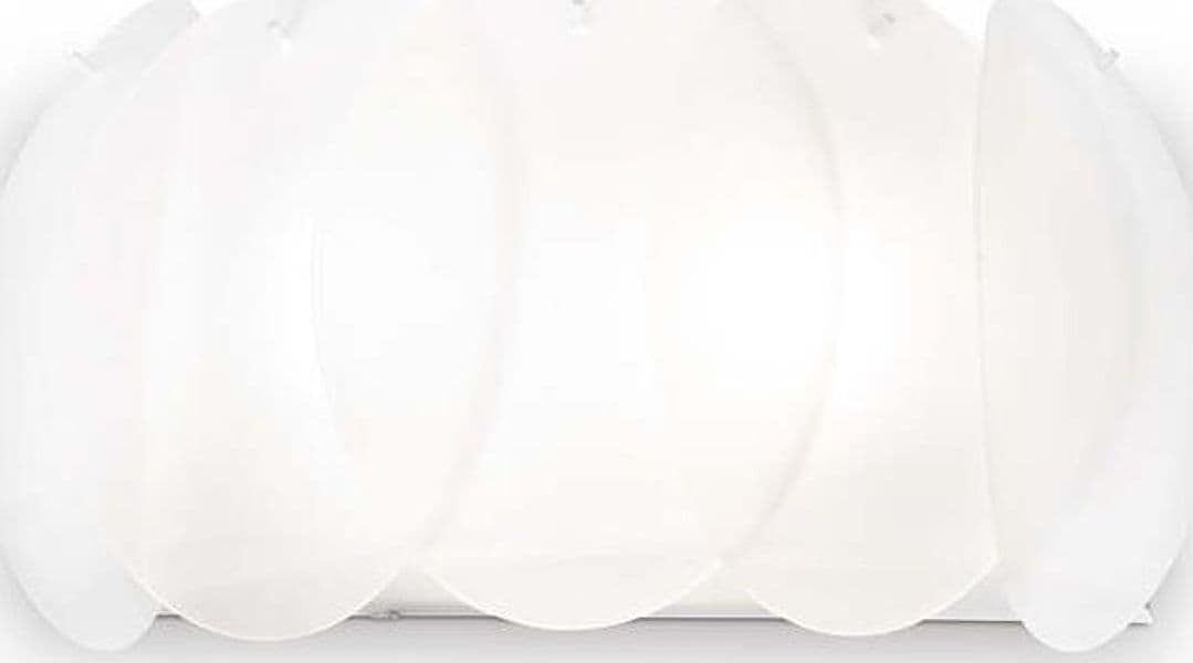 Applique-Moderna-Ovalino-Vetro-Bianco-2-Luci-E27