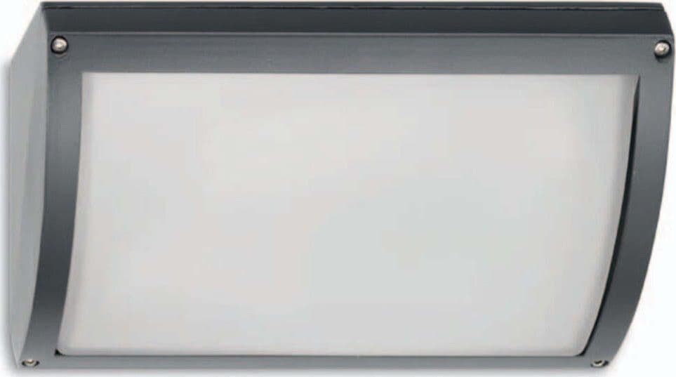 Applique-moderna-PAN-International-GRENADA-EST146-IP54-E27-LED-alluminio-lampada-parete