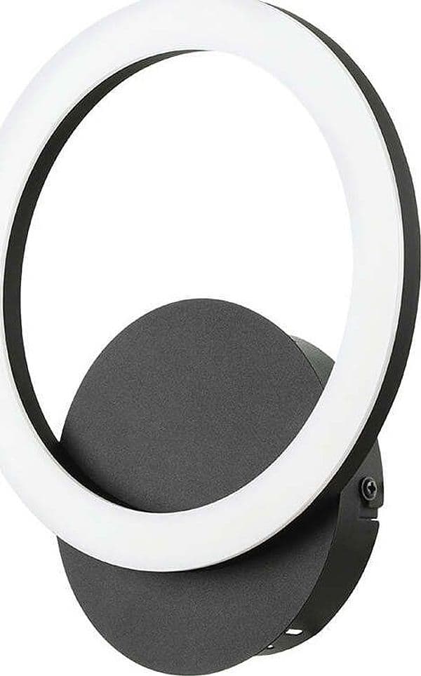 Applique-Moderna-Parrapos-Z-Led-Acciaio-Nero