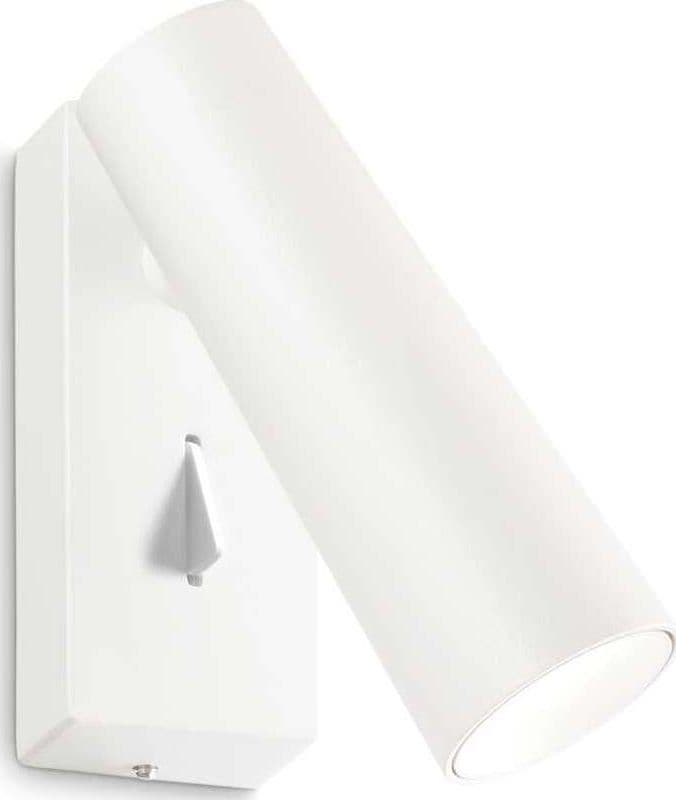 Applique-Moderna-Pipe-Metallo-Bianco-Led-7W-3000K-Luce-Calda