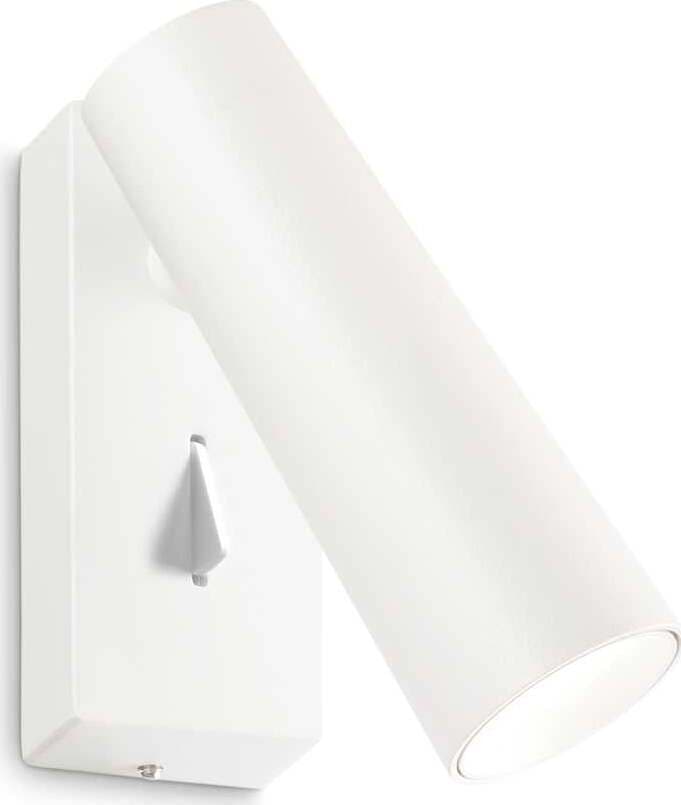 Applique-Moderna-Pipe-Metallo-Bianco-Led-7W-3000K-Luce-Calda