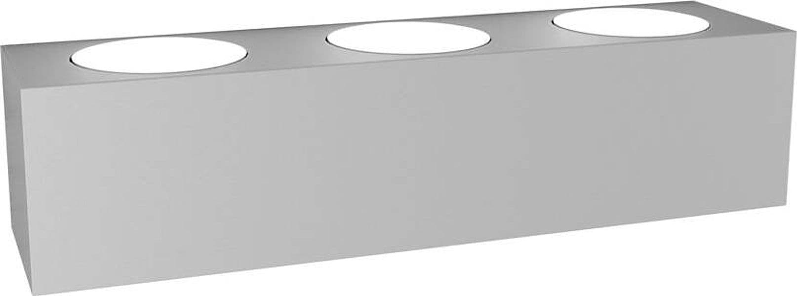 Applique-Moderna-Plate-Metallo-Grigio-6-Luci-Gx53