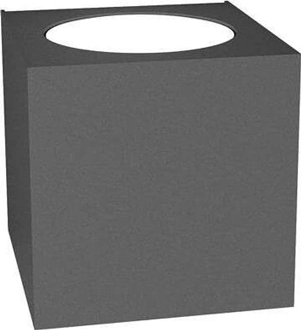 Applique-Moderna-Plate-Metallo-Grigio-Antracite-2-Luci-Gx53-Biemissione