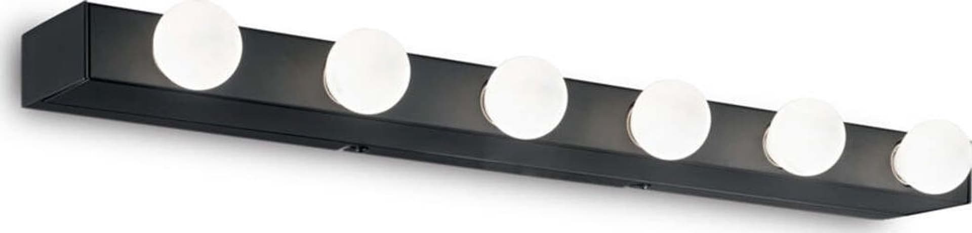 Applique-Moderna-Prive'-Metallo-Nero-6-Luci-E14