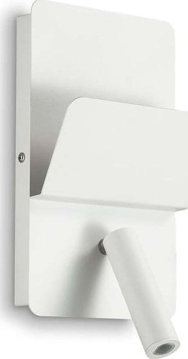 Applique-Moderna-Read-Metallo-Bianco-Led-3W-3000K-Luce-Calda