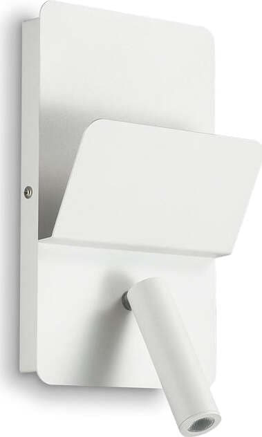 Applique-Moderna-Read-Metallo-Bianco-Led-3W-3000K-Luce-Calda