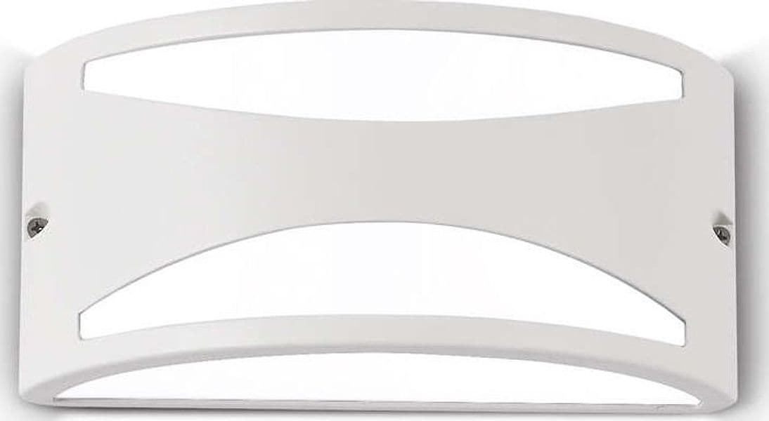 Applique-Moderna-Rex-3-Alluminio-Materie-Plastiche-Bianco-1-Luce-E27