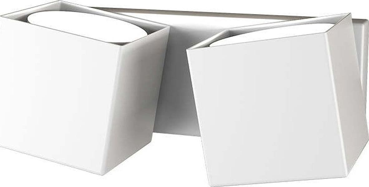 Applique-Moderna-Rotation-Metallo-Bianco-2-Luci-Gx53