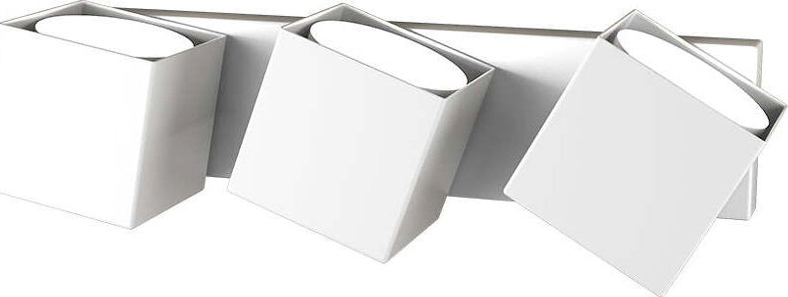 Applique-Moderna-Rotation-Metallo-Bianco-3-Luci-Gx53