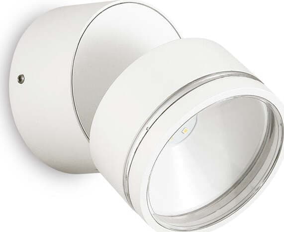 Applique-Moderna-Round-Omega-Metallo-Bianco-Led-7W-3000K-Luce-Calda