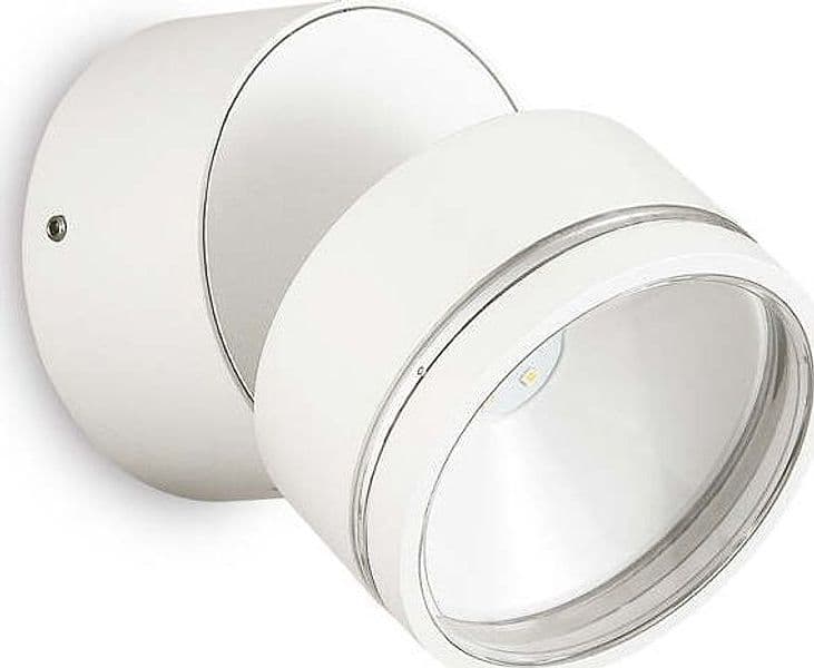 Applique-Moderna-Round-Omega-Metallo-Bianco-Led-7W-4000K-Luce-Naturale