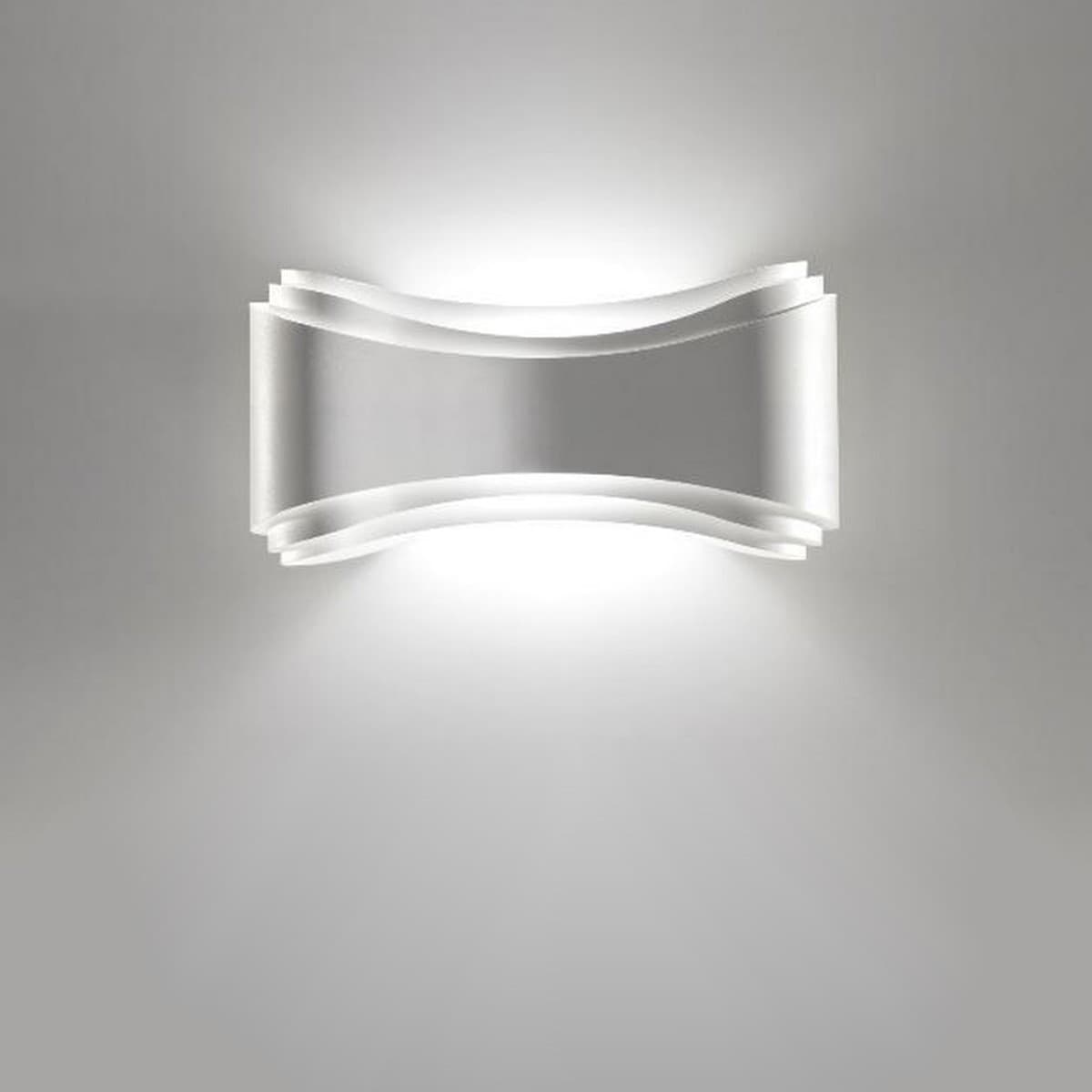 Applique-moderna-Selene-illuminazione-IONICA-1034-011-009-033-006-R7s-LED-metallo-biemissione-lampada-parete