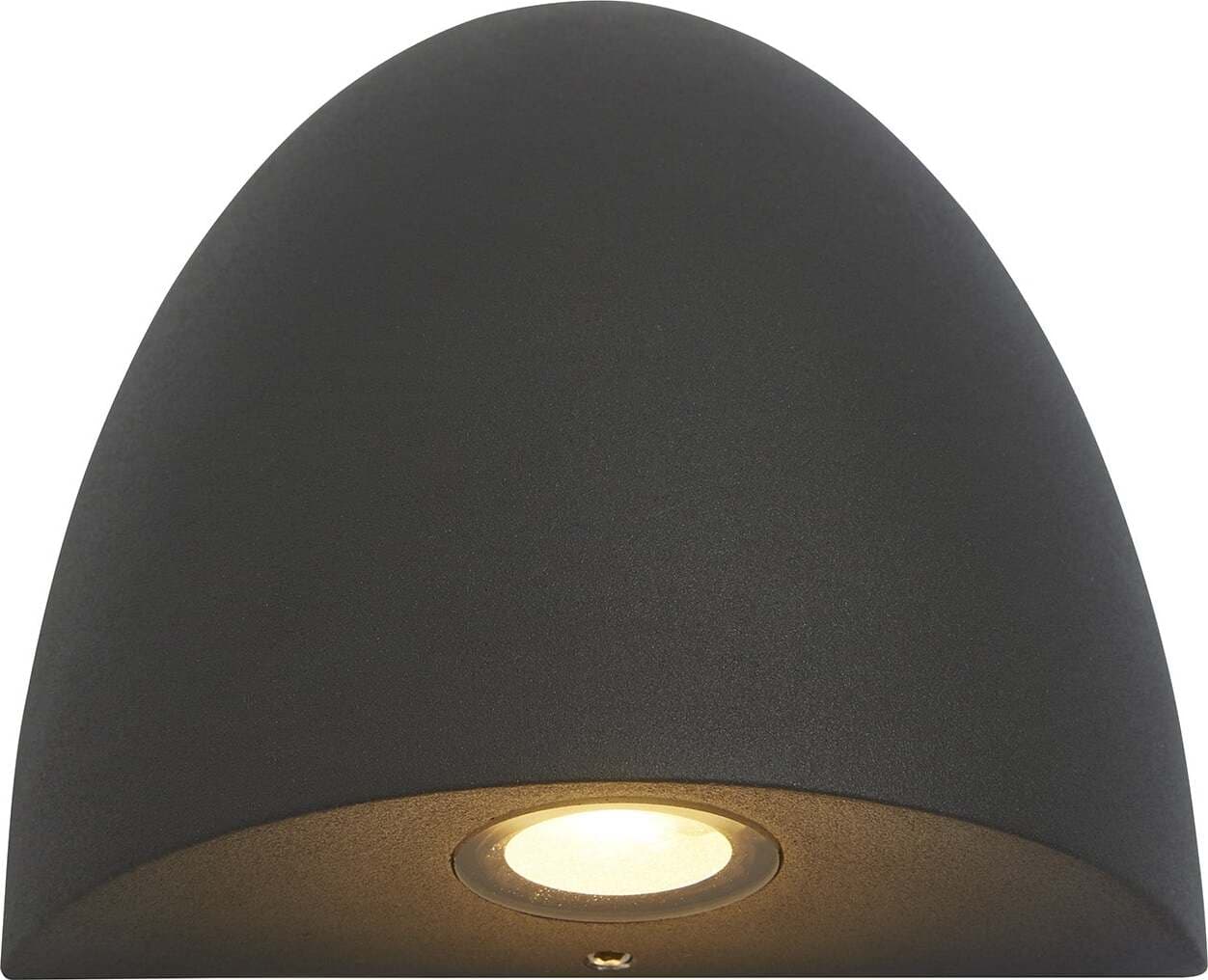 Applique-Moderna-Sentinella-Alluminio-Nero-Vetro-Trasparente-Led-3,48W-3000K