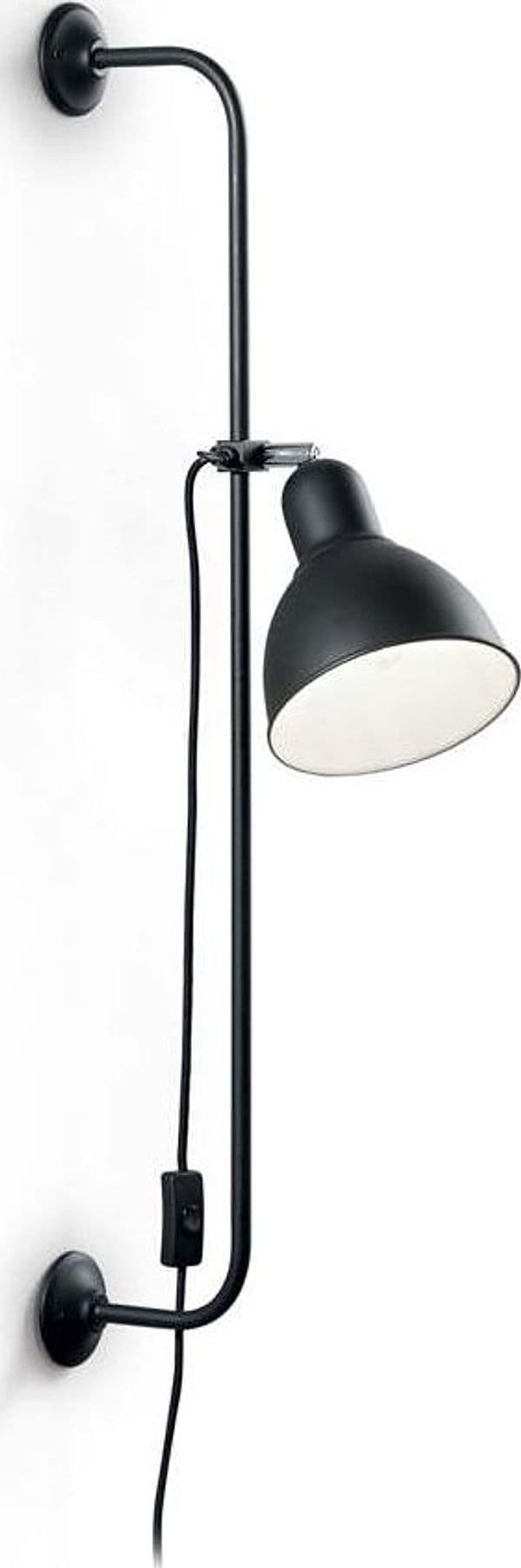 Applique-Moderna-Shower-Metallo-Nero-1-Luce-E27