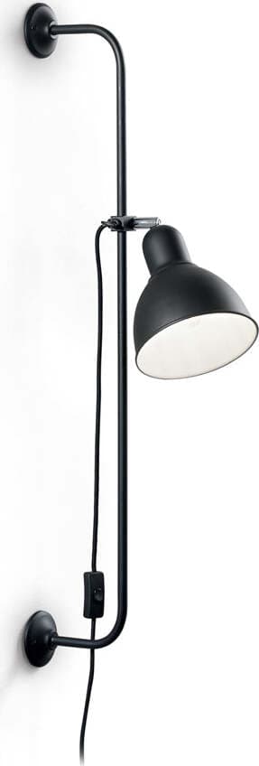 Applique-Moderna-Shower-Metallo-Nero-1-Luce-E27