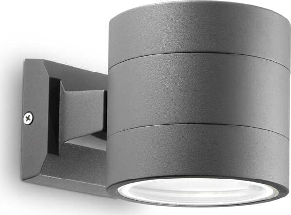 Applique-Moderna-Snif-Round-Alluminio-Antracite-1-Luce-G9-3W-3000K-Luce-Calda