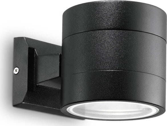 Applique-Moderna-Snif-Round-Alluminio-Nero-1-Luce-G9-3W-3000K-Luce-Calda