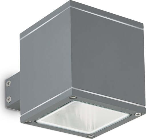 Applique-Moderna-Snif-Square-Alluminio-Antracite-1-Luce-G9-3W-3000K-Luce-Calda
