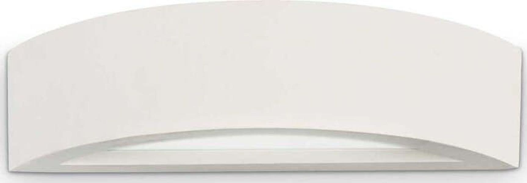 Applique-Moderna-Soda-Gesso-Bianco-1-Luce-Biemissione-E14