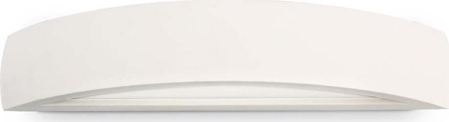 Applique-Moderna-Soda-Gesso-Bianco-2-Luci-Biemissione-E14