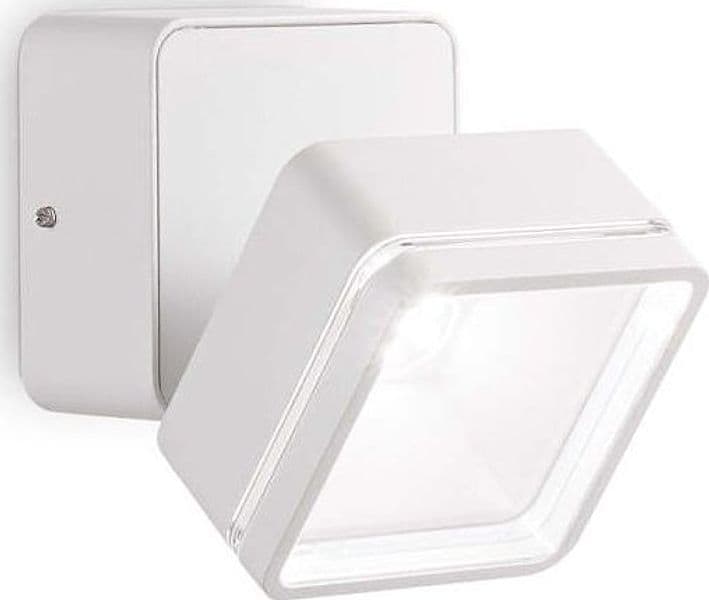 Applique-Moderna-Square-Omega-Metallo-Bianco-Led-7W-4000K-Luce-Naturale