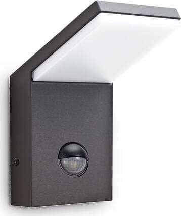 Applique-Moderna-Style-Alluminio-Antracite-Led-9,5W-3000K-Luce-Calda