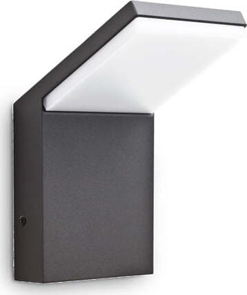 Applique-Moderna-Style-Alluminio-Antracite-Led-9W-4000K-Luce-Naturale