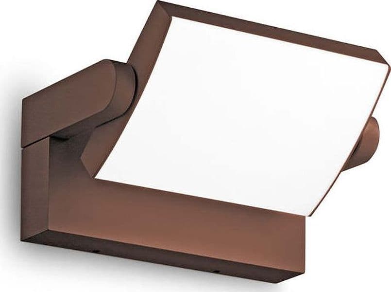 Applique-Moderna-Swipe-Alluminio-Coffee-Led-20,5W-3000K-Luce-Calda