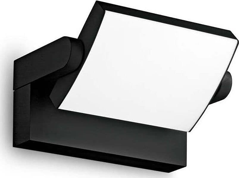 Applique-Moderna-Swipe-Alluminio-Nero-Led-20,5W-3000K-Luce-Calda