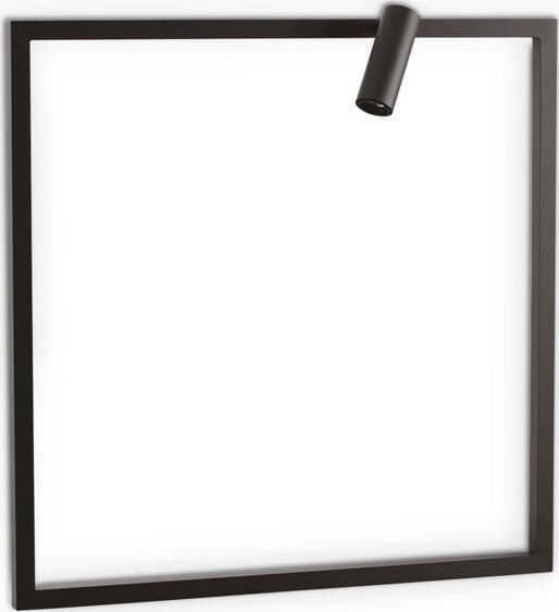 Applique-Moderna-Syntesi-Metallo-Nero-Led-5W-3000K-Luce-Calda