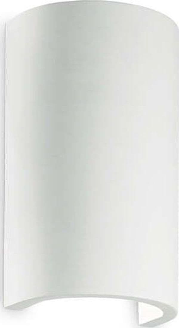 Applique-Moderna-Tonda-Flash-Gesso-Bianco-1-Luce-G9-3W-3000K-Luce-Calda