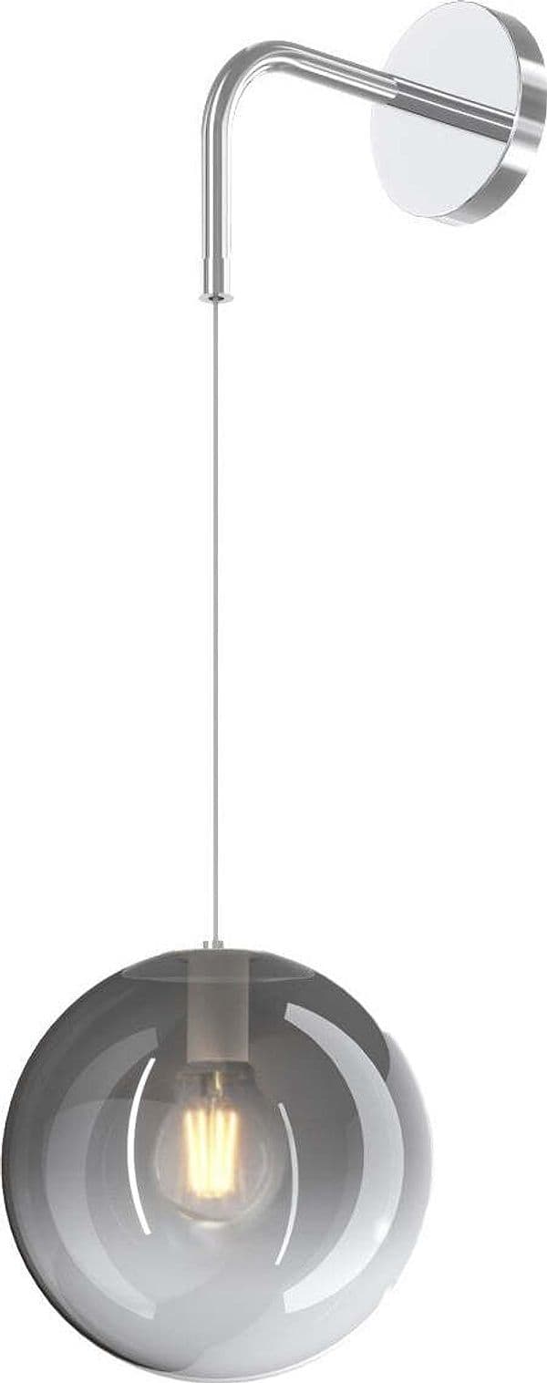 Applique-moderna-Top-Light-BIG-ECLIPSE-1194-CR-A-FU-E27-LED-vetro-lampada-parete-sfera-globo