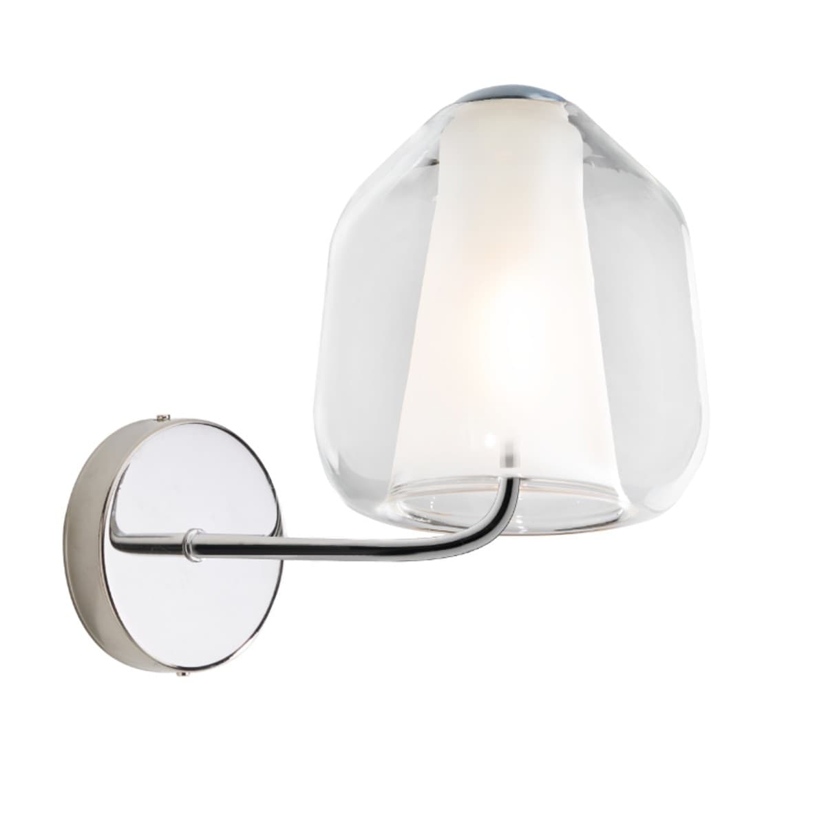 Applique-moderna-Top-Light-DOUBLE-SKIN-1176-A-BETA-E27-LED-vetro-lampada-parete