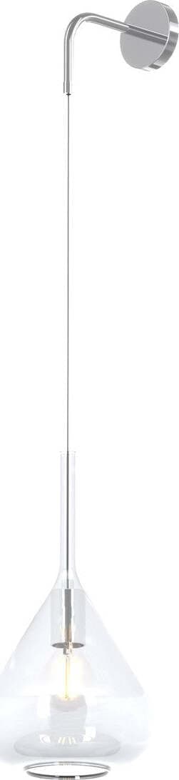 Applique-moderna-Top-Light-KONA-1177-CR-A-TR-E27-LED-lampada-parete-vetro