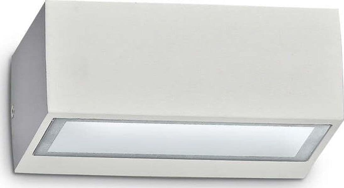 Applique-Moderna-Twin-Alluminio-Bianco-1-Luce-G9-3W-3000K-Luce-Calda