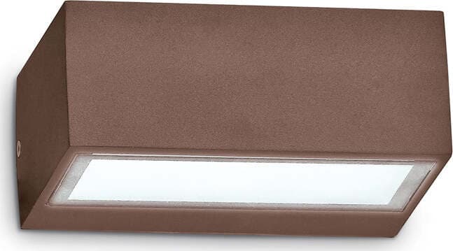 Applique-Moderna-Twin-Alluminio-Coffee-1-Luce-G9-3W-3000K-Luce-Calda