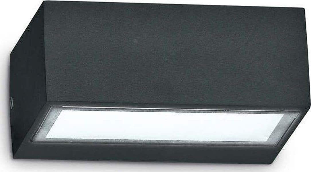 Applique-Moderna-Twin-Alluminio-Nero-1-Luce-G9-3W-3000K-Luce-Calda