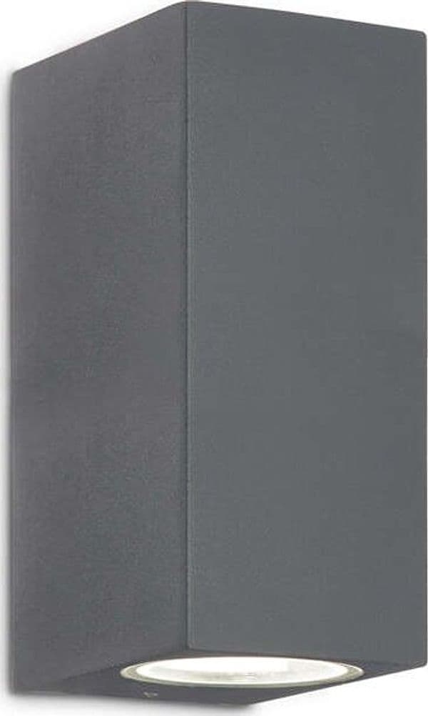 Applique-Moderna-Up-Alluminio-Antracite-2-Luci-G9-3W-3000K-Luce-Calda