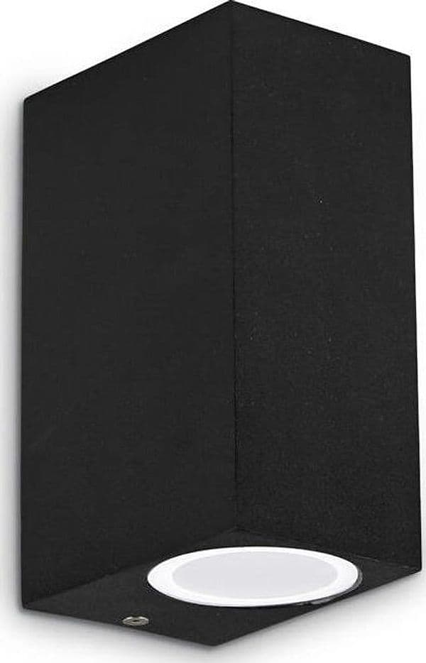 Applique-Moderna-Up-Alluminio-Nero-2-Luci-G9-3W-3000K-Luce-Calda