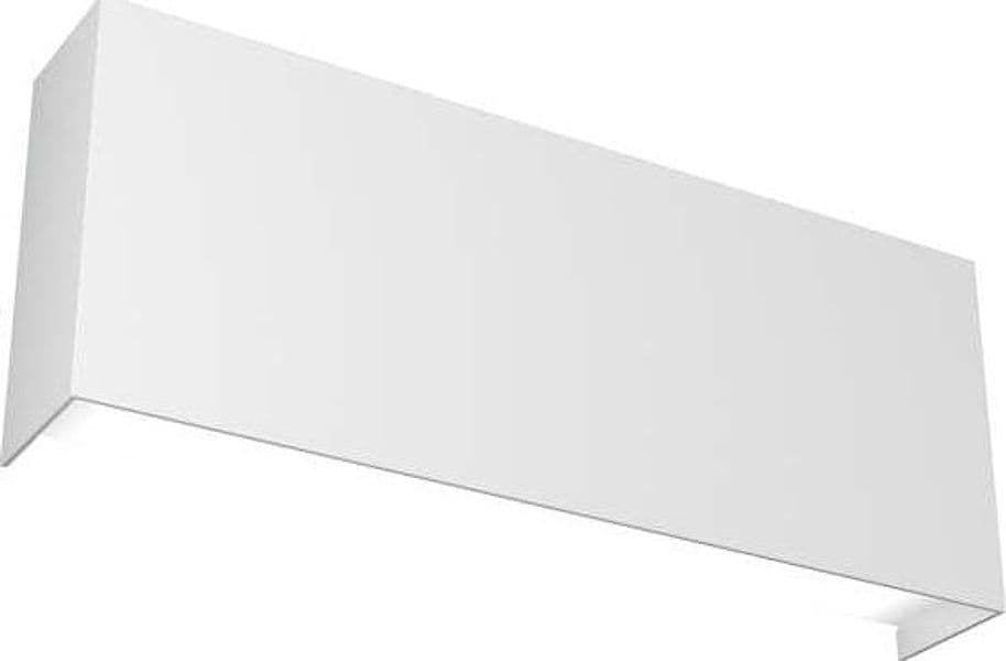 Applique-Moderna-Wally-Metallo-Bianco-2-Luci-2G11-30Cm