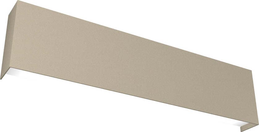 Applique-Moderna-Wally-Metallo-Sabbia-2-Luci-2G11-50Cm