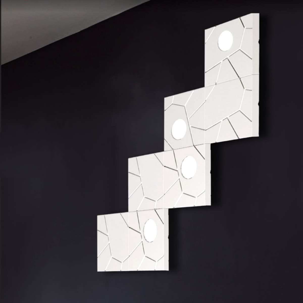 Applique-moderno-Cattaneo-STREET-SYSTEM-874-20C-873-20PA-7-LUCI-9W-GX53-LED-lampada-parete-soffitto-metallo-componibile