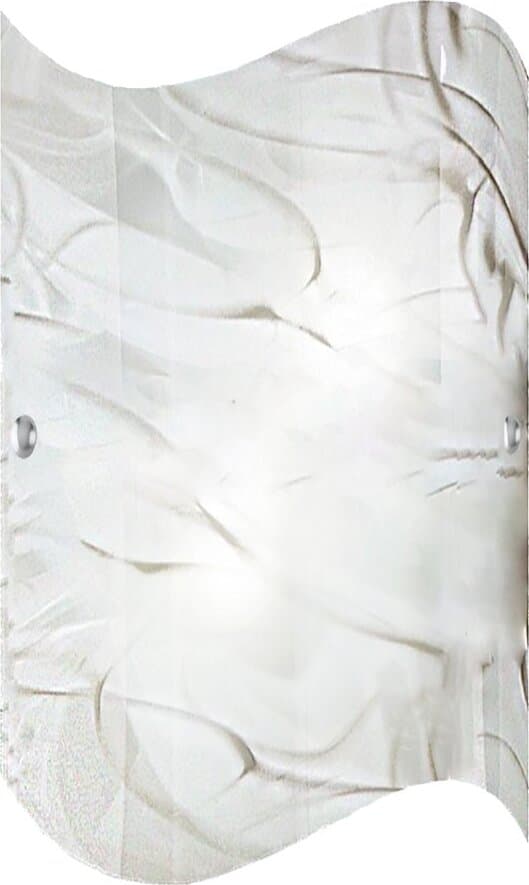 Applique-moderno-DUE-P-STORM-2703-APP-E27-LED-lampada-parete-vetro-effetto-marmo