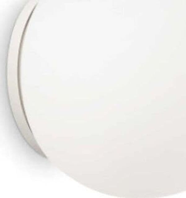 Applique-moderno-Ideal-Lux-MAPA-BIANCO-AP1-059815-E27-LED-vetro-lampada-parete