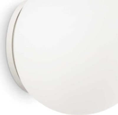 Applique-moderno-Ideal-Lux-MAPA-BIANCO-AP1-059815-E27-LED-vetro-lampada-parete