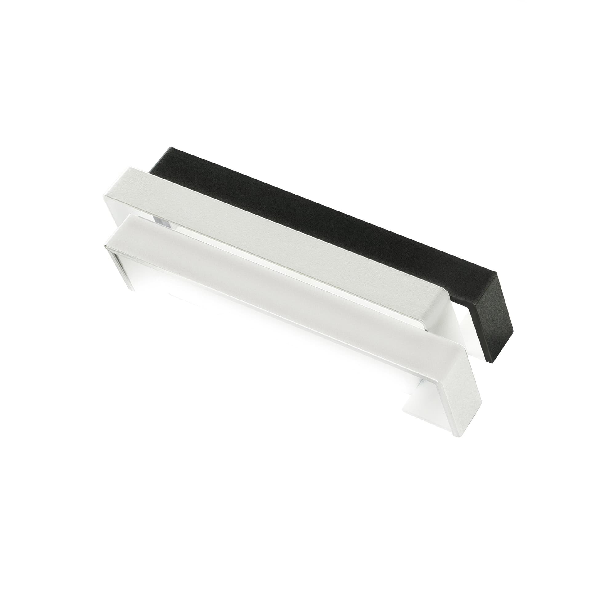 Applique-moderno-Promoingross-REFLEX-A27-WH-NE-LED-metallo-switch-lampada-parete