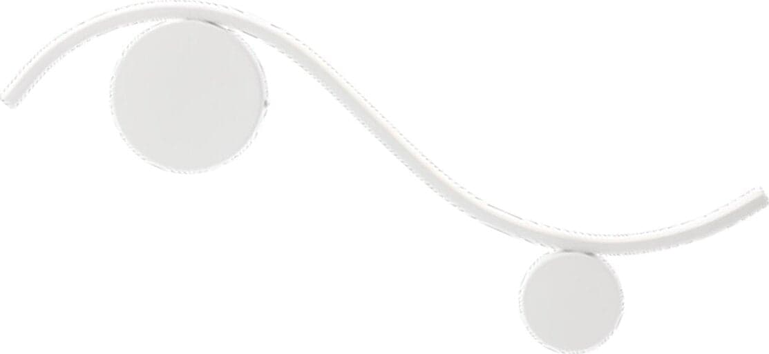 Applique-moderno-Redo-group-WAVE-9W-LED-lampada-parete-monoemissione