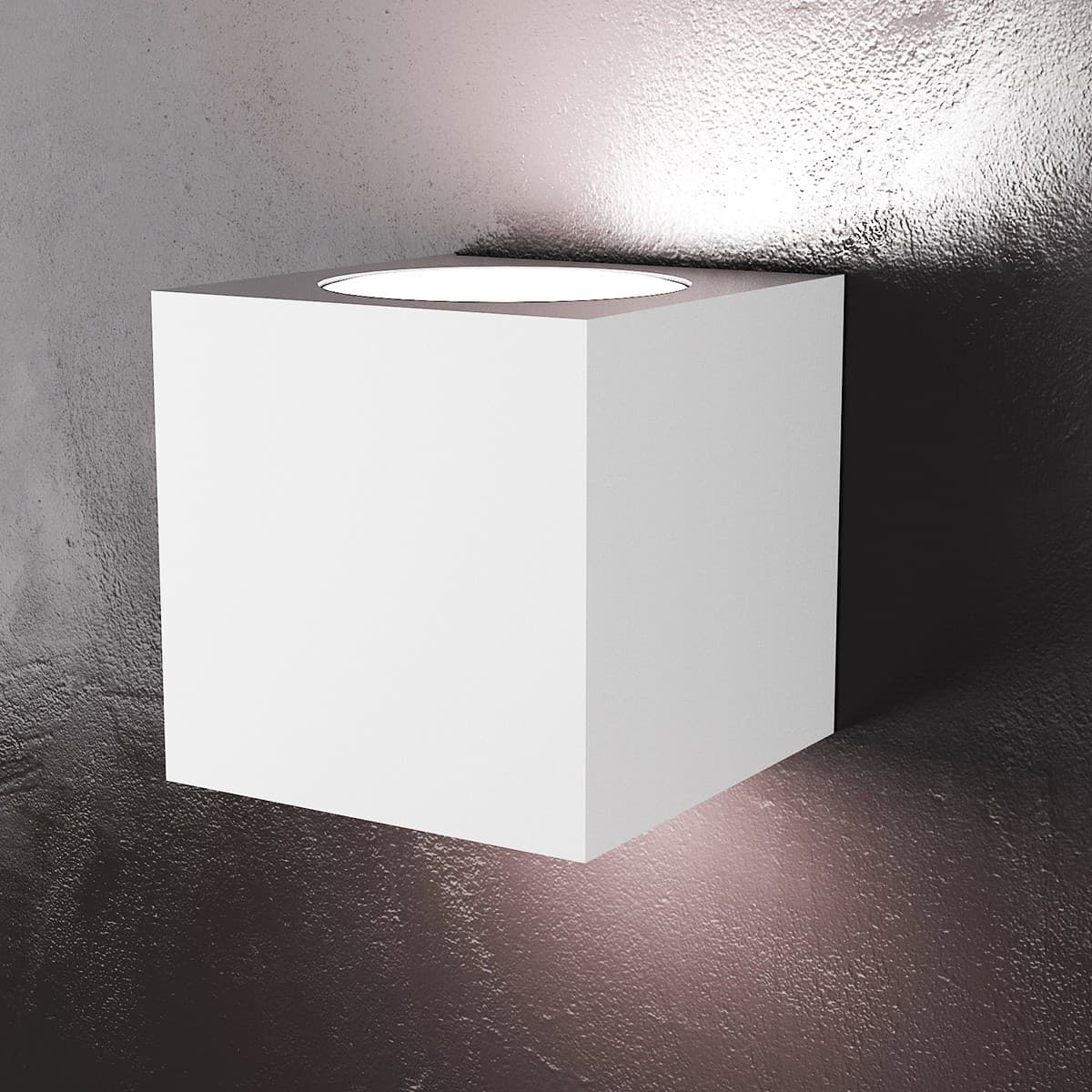 Applique-moderno-Top-Light-AREA-1127-AG-Gx53-LED-metallo-biemissione-lampada-parete
